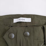 Ujoh Rib Work PNT 定価53900円 M751-P51-500 サイズ2 リブワーク パンツ 24SS カーキ メンズ ウジョー【中古】5-0228M♪