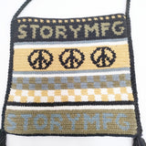 Story mfg. ストーリーエムエフジー 24SS STASH BAG 定価33000円 コットン ショルダーバッグ カーキ ブラック メンズ【中古】5-0422G◎
