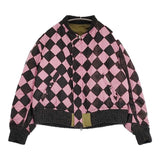 STORY mfg. ストーリーエムエフジー SEED BOMBER リバーシブルジャケット 天然染料 インド製 ブルゾン カーキ ピンク メンズ【中古】5-1031T♪