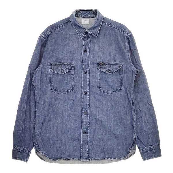 Lee デニムワークシャツ LT5042 長袖シャツ ネイビー メンズ リー【中古】5-0417M∞