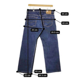 Levi's S40505 PREMIUM ジーンズ W28L32 デニムパンツ ブルー メンズ リーバイス【中古】5-0417G∞