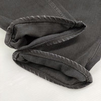 Sefr セファー ブラックデニム ボタンフライ STRAIGHT CUT サイズ29 デニムパンツ ブラック メンズ【中古】5-0422G♪