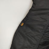 ALPHA ブルゾン 2000 MA-1 フライトジャケット 中綿 ミリタリージャケット ブラック メンズ アルファ【中古】5-1101T∞