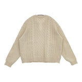 JOURNAL STANDARD relume ウォッシャブルエステルヤーンケーブルプルオーバー セーター ニット 23AW ベージュ レディース ジャーナルスタンダードレリューム【中古】5-0825M∞