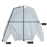 MAATEE & SONS MT4103-0802 SWEAT スカBlue 定価38500円 ダメージ加工 スウェット 24SS Lブルー メンズ マーティーアンドサンズ【中古】5-0315M♪