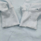 MAATEE & SONS MT4103-0802 SWEAT スカBlue 定価38500円 ダメージ加工 スウェット 24SS Lブルー メンズ マーティーアンドサンズ【中古】5-0315M♪