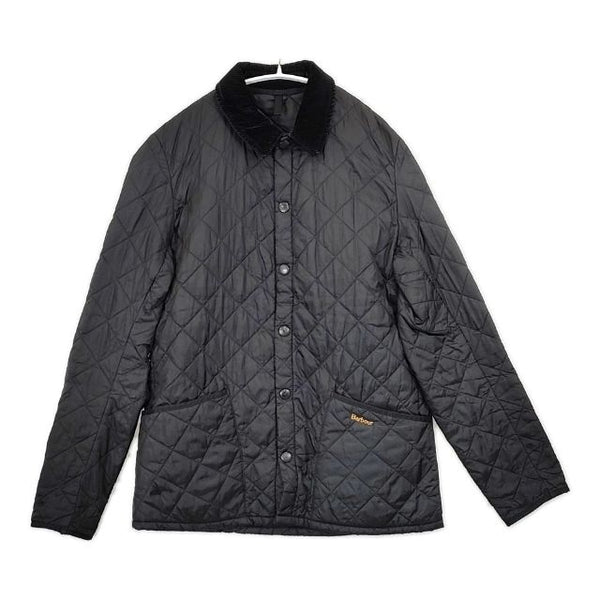 Barbour HERITAGE LIDDESDALE ナイロン 中綿 キルティング ジャケット ブラック メンズ バブアー【中古】5-1101T∞