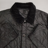 Barbour HERITAGE LIDDESDALE ナイロン 中綿 キルティング ジャケット ブラック メンズ バブアー【中古】5-1101T∞