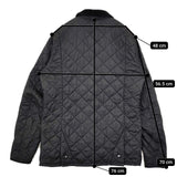 Barbour HERITAGE LIDDESDALE ナイロン 中綿 キルティング ジャケット ブラック メンズ バブアー【中古】5-1101T∞