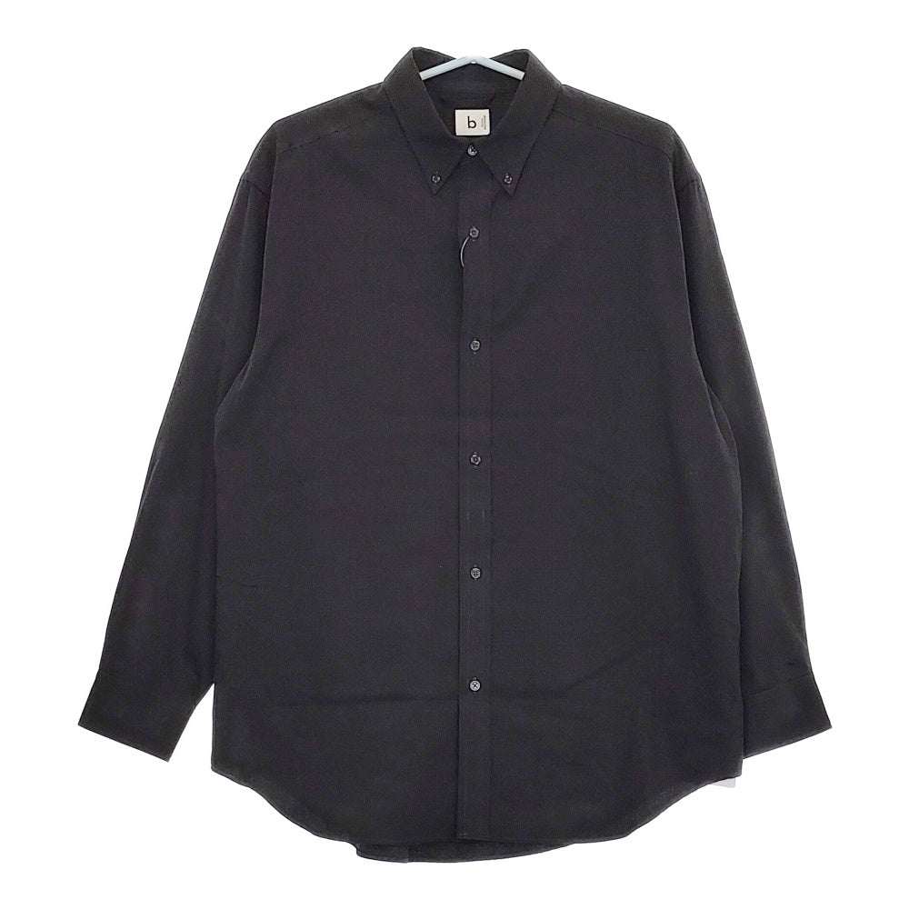 blurhms 新品 24SS Button-down Shirt 定価29700円 bROOTS24S4 サイズ2 長袖シャツ ネイビー メンズ ブラームス【中古】5-0315M♪ blurhms 新品 24SS Button-down Shirt 定価29700円 bROOTS24S4 サイズ2