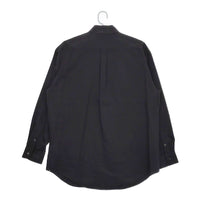 blurhms 未使用品 Button-down Shirt 定価29700円 bROOTS24S4 サイズ2 長袖シャツ 24SS ネイビー メンズ ブラームス【中古】5-0315M♪