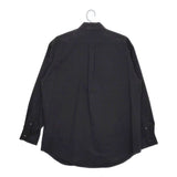 blurhms 未使用品 Button-down Shirt 定価29700円 bROOTS24S4 サイズ2 長袖シャツ 24SS ネイビー メンズ ブラームス【中古】5-0315M♪
