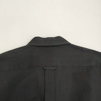 blurhms 未使用品 Button-down Shirt 定価29700円 bROOTS24S4 サイズ2 長袖シャツ 24SS ネイビー メンズ ブラームス【中古】5-0315M♪