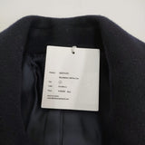 blurhms 新品 WOOL MELTON 10B PEA COAT 定価108900円 bROOTS24F2 サイズ2 ピーコート 24AW ネイビー メンズ ブラームス【中古】5-0315A♪