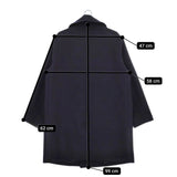 blurhms 新品 WOOL MELTON 10B PEA COAT 定価108900円 bROOTS24F2 サイズ2 ピーコート 24AW ネイビー メンズ ブラームス【中古】5-0315A♪