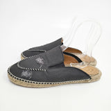 MAISON MARGIELA エスパドリーユ レザー サンダル S57WX0082 P5402 定価63800円 サイズ41 サンダル ブラック メンズ メゾンマルジェラ【中古】5-0726S◎