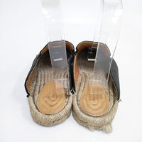 MAISON MARGIELA エスパドリーユ レザー サンダル S57WX0082 P5402 定価63800円 サイズ41 サンダル ブラック メンズ メゾンマルジェラ【中古】5-0726S◎