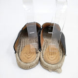 MAISON MARGIELA エスパドリーユ レザー サンダル S57WX0082 P5402 定価63800円 サイズ41 サンダル ブラック メンズ メゾンマルジェラ【中古】5-0726S◎