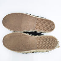 MAISON MARGIELA エスパドリーユ レザー サンダル S57WX0082 P5402 定価63800円 サイズ41 サンダル ブラック メンズ メゾンマルジェラ【中古】5-0726S◎