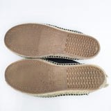 MAISON MARGIELA エスパドリーユ レザー サンダル S57WX0082 P5402 定価63800円 サイズ41 サンダル ブラック メンズ メゾンマルジェラ【中古】5-0726S◎