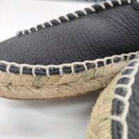 MAISON MARGIELA エスパドリーユ レザー サンダル S57WX0082 P5402 定価63800円 サイズ41 サンダル ブラック メンズ メゾンマルジェラ【中古】5-0726S◎