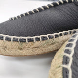 MAISON MARGIELA エスパドリーユ レザー サンダル S57WX0082 P5402 定価63800円 サイズ41 サンダル ブラック メンズ メゾンマルジェラ【中古】5-0726S◎