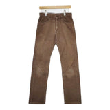 Levi's 519 コーデュロイパンツ タロンZIP パンツ ブラウン メンズ リーバイス【中古】5-1005T∞