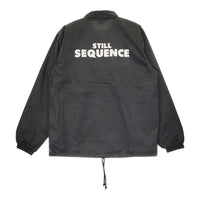 TRANSPORT still sequence ナイロン コーチジャケット サイズXL ジャケット ブラック メンズ トランスポート【中古】5-0411M♪