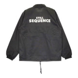 TRANSPORT still sequence ナイロン コーチジャケット サイズXL ジャケット ブラック メンズ トランスポート【中古】5-0411M♪