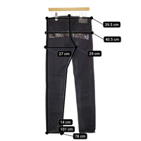 MINEDENIM/SoloIst ストレッチスキニーデニムパンツ コーティング 0003SS21 サイズ32 ブラック メンズ マインデニム/ソロイスト【中古】5-0422G♪