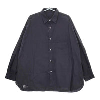 Fresh Service CORPORATE UNIFORM L/S SHIRT 定価16500円 FSC242-50026B サイズL 長袖シャツ ブラック メンズ フレッシュサービス【中古】5-0408M♪
