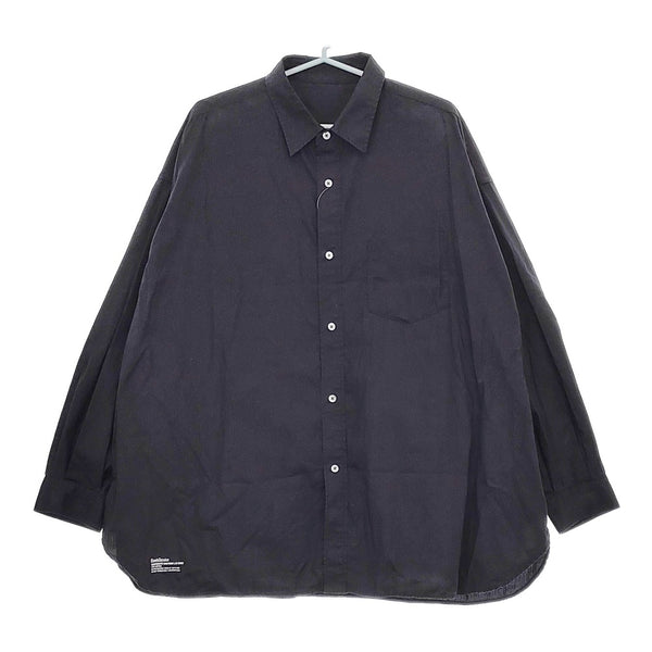 Fresh Service CORPORATE UNIFORM L/S SHIRT 定価16500円 FSC242-50026B サイズL 長袖シャツ ブラック メンズ フレッシュサービス【中古】5-0408M♪