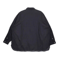 Fresh Service CORPORATE UNIFORM L/S SHIRT 定価16500円 FSC242-50026B サイズL 長袖シャツ ブラック メンズ フレッシュサービス【中古】5-0408M♪