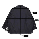 Fresh Service CORPORATE UNIFORM L/S SHIRT 定価16500円 FSC242-50026B サイズL 長袖シャツ ブラック メンズ フレッシュサービス【中古】5-0408M♪