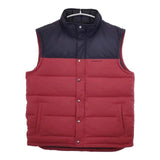patagonia BIVY DOWN VEST 27585FA13 ナイロン ダウンベスト レッド ネイビー メンズ パタゴニア【中古】5-1101T∞