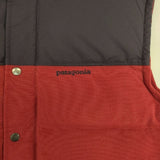patagonia BIVY DOWN VEST 27585FA13 ナイロン ダウンベスト レッド ネイビー メンズ パタゴニア【中古】5-1101T∞