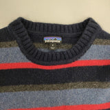 patagonia 50345FA16 M's Merlow Wool Crewneck Sweater ボーダー セーター ニット レッド ネイビー メンズ パタゴニア【中古】5-1005T∞