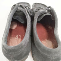 Clarks ワラビー スウェード サイズUK7 シューズ・靴 ブラック メンズ クラークス【中古】5-1009G◎