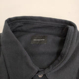 green label relaxing TRフラノジャストルーズレギュラーカラーシャツ ダークグリーン メンズ グリーンレーベルリラクシング【中古】5-0506T♪