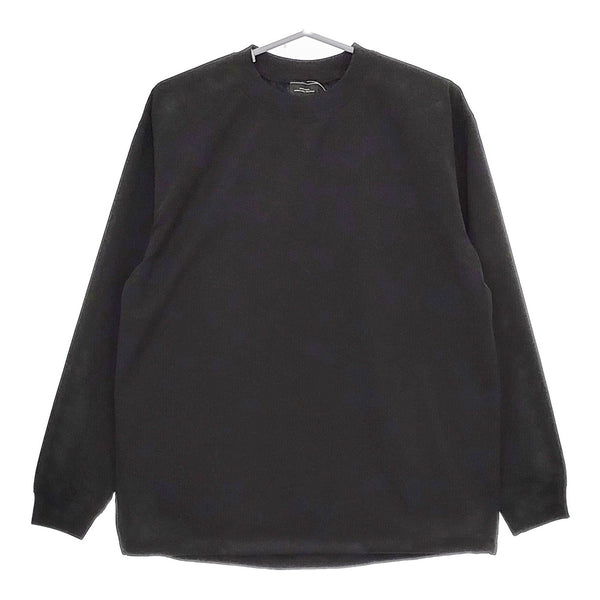 green label relaxing FREELITCH 2WAY プルオーバーTシャツ 防シワ・吸水速乾 ブラック メンズ グリーンレーベルリラクシング【中古】5-0506M♪