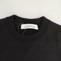 Green Label UA 31131410222 スーパーファインメリノウールクルーネックニット 定価9900円 セーター ニット ブラック メンズ グリーンレーベル【中古】5-0928T△