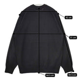 Green Label UA 31131410222 スーパーファインメリノウールクルーネックニット 定価9900円 セーター ニット ブラック メンズ グリーンレーベル【中古】5-0928T△