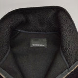 green label relaxing Morley ボア ハーフジップ プルオーバー ジャケット ブラック メンズ グリーンレーベルリラクシング【中古】5-0821T∞
