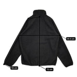 green label relaxing Morley ボア ハーフジップ プルオーバー ジャケット ブラック メンズ グリーンレーベルリラクシング【中古】5-0821T∞