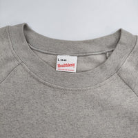Healthknit ラグラン 裏起毛 トレーナー サイズL スウェット グレー メンズ ヘルスニット【中古】5-0928T△
