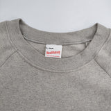 Healthknit ラグラン 裏起毛 トレーナー サイズL スウェット グレー メンズ ヘルスニット【中古】5-0928T△