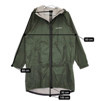 mont-bell パックラップ レインコート 1128685 サイズL 定価17050円 ナイロン コート グリーン メンズ モンベル【中古】5-0408M♪