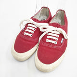 VANS サイズ27.5cm ローカット スニーカー レッド メンズ バンズ【中古】5-1009G◎