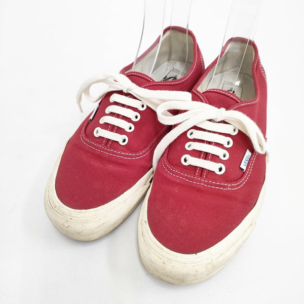VANS サイズ27.5cm ローカット スニーカー レッド メンズ バンズ【中古】5-1009G◎