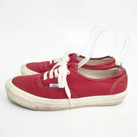 VANS サイズ27.5cm ローカット スニーカー レッド メンズ バンズ【中古】5-1009G◎